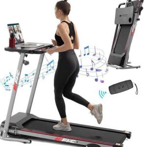 FYC Folding Electric Treadmill with laptop holder